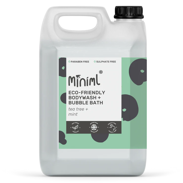Miniml Bodywash & Bubble Bath - Tea Tree & Mint