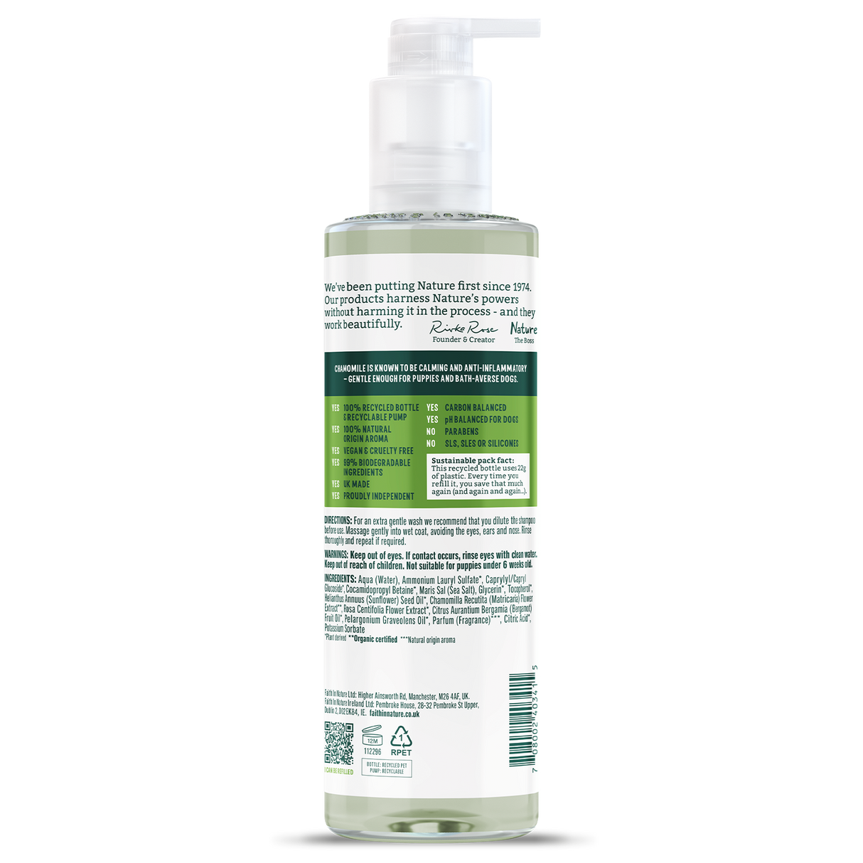 Faith in Nature Dog Shampoo - Chamomile