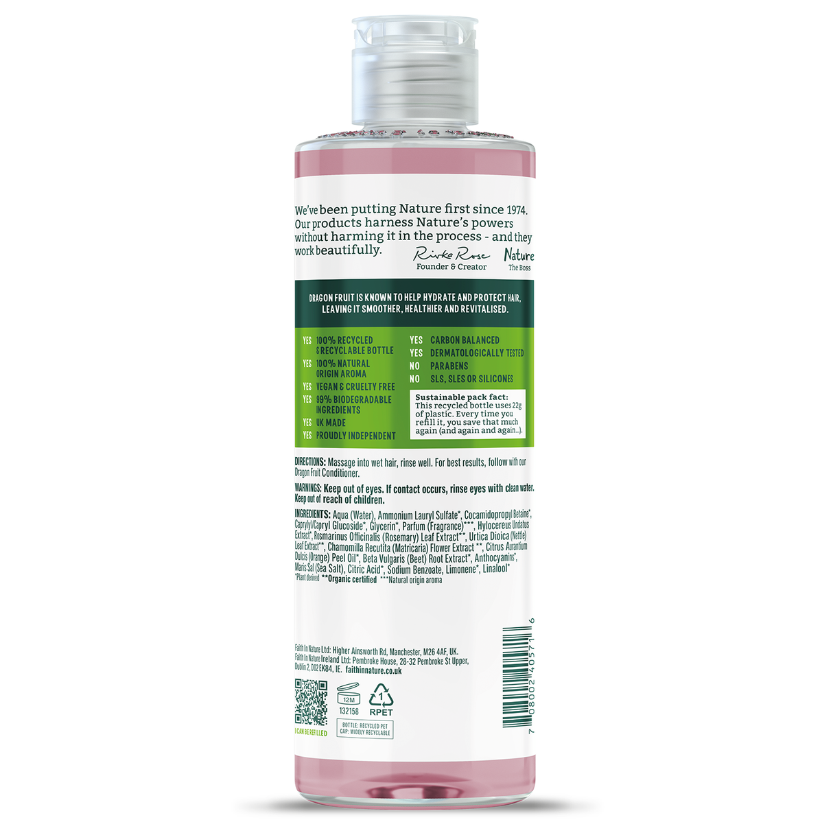 Faith in Nature Shampoo - Dragon Fruit