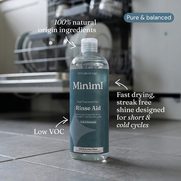 Miniml Rinse Aid - Pure & Balanced