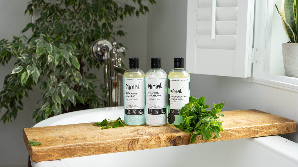 Miniml Bodywash & Bubble Bath - Tea Tree & Mint - Personal refill