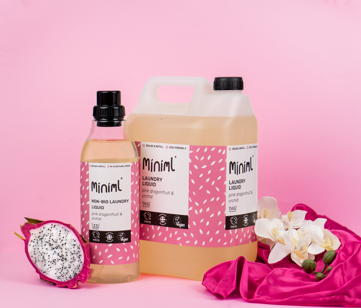 Miniml Laundry Liquid - Pink Dragonfruit + Orchid