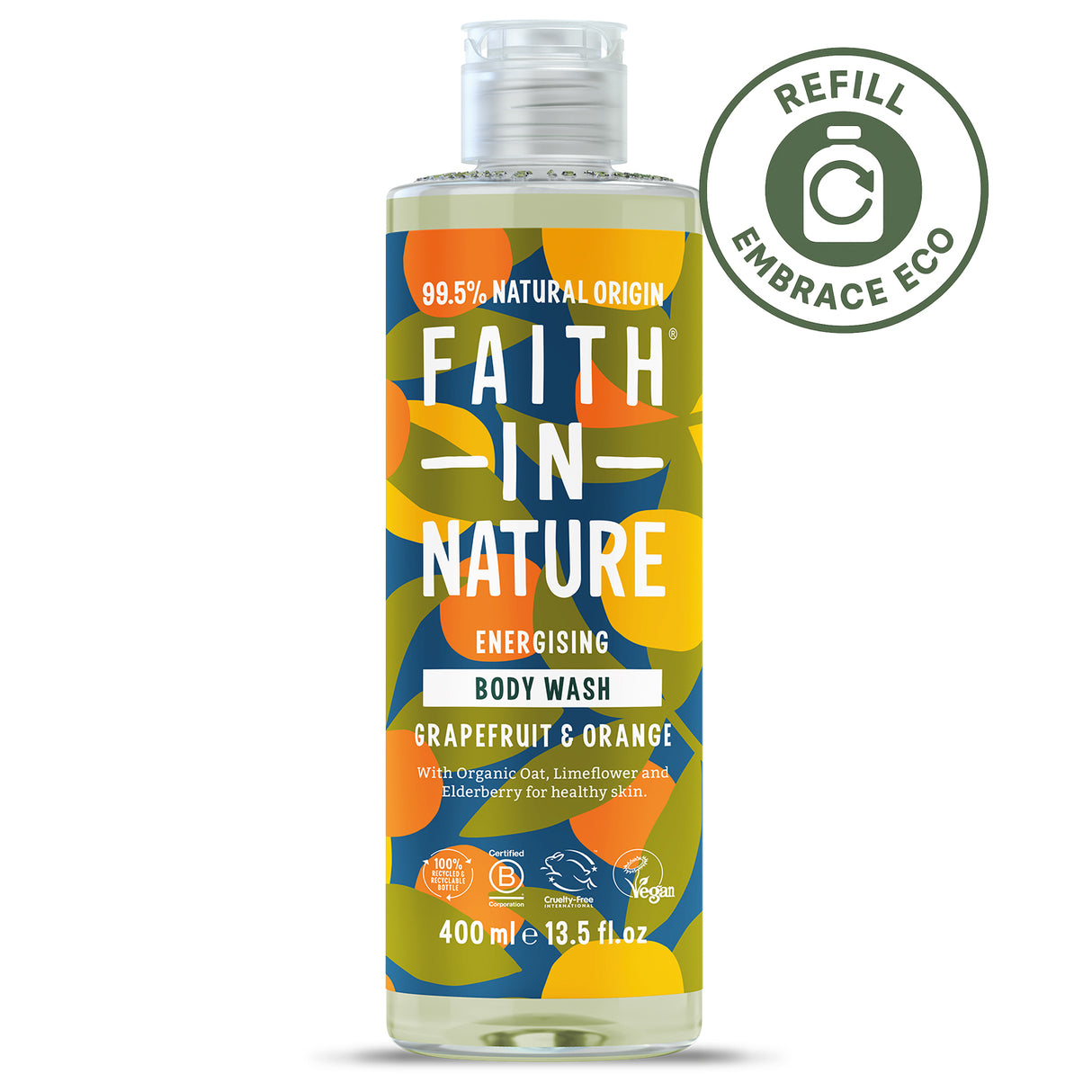 Faith in Nature Body Wash - Grapefruit & Orange