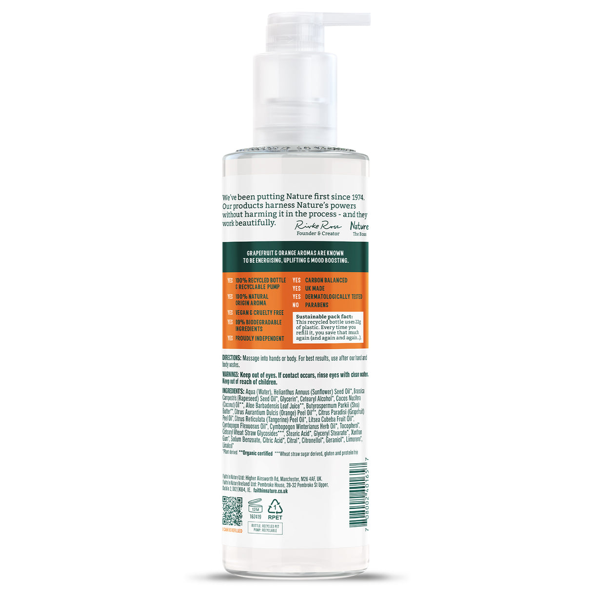 Faith in Nature Hand & Body Lotion - Grapefruit & Orange