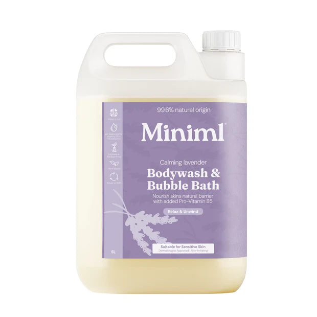 Miniml Bodywash & Bubble Bath - Calming Lavender
