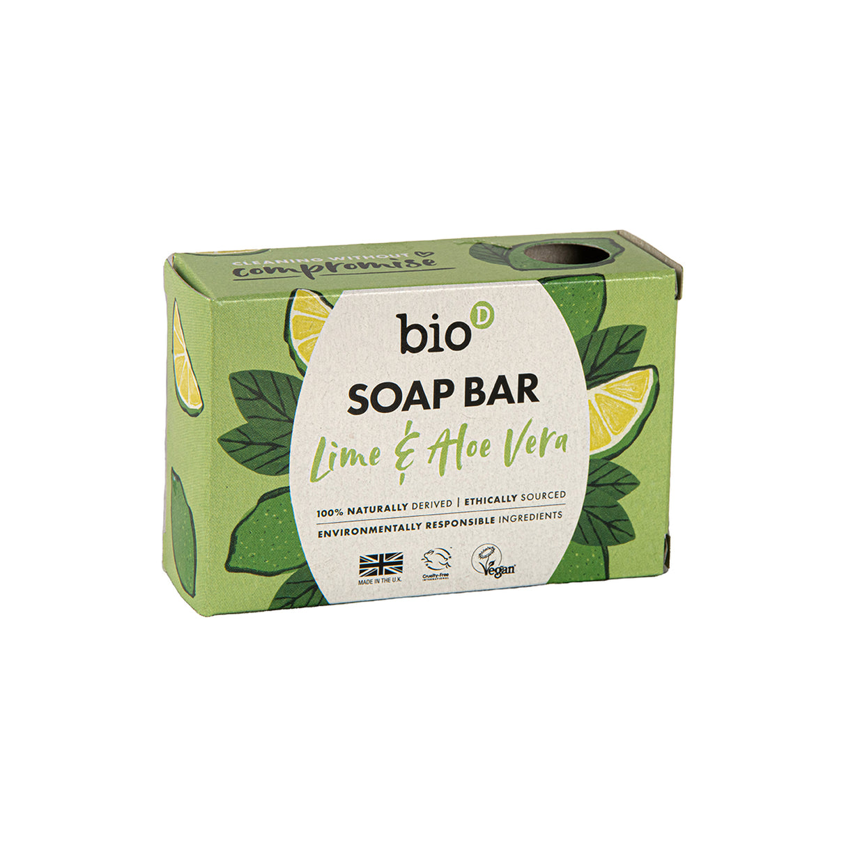 Bio-D Soap Bar - Lime & Aloe Vera