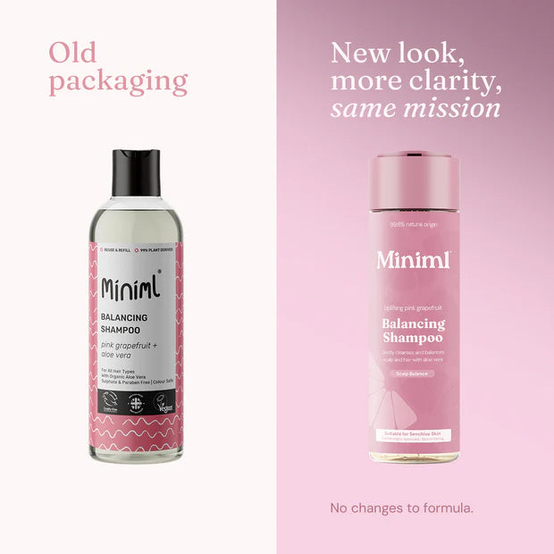 Miniml Balancing Shampoo - Uplifting Pink Grapefruit