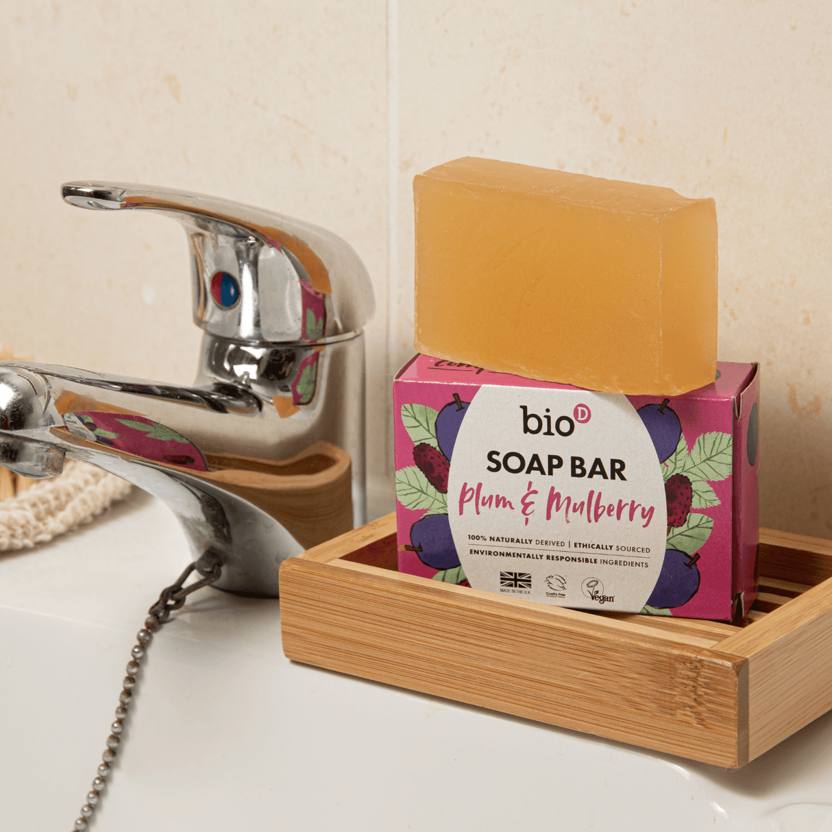 Bio-D Soap Bar - Plum & Mulberry