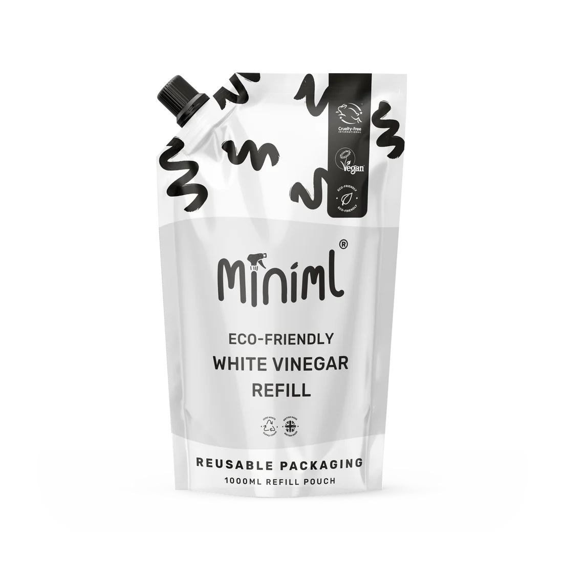 Miniml White Vinegar - Unscented - Packaged refill
