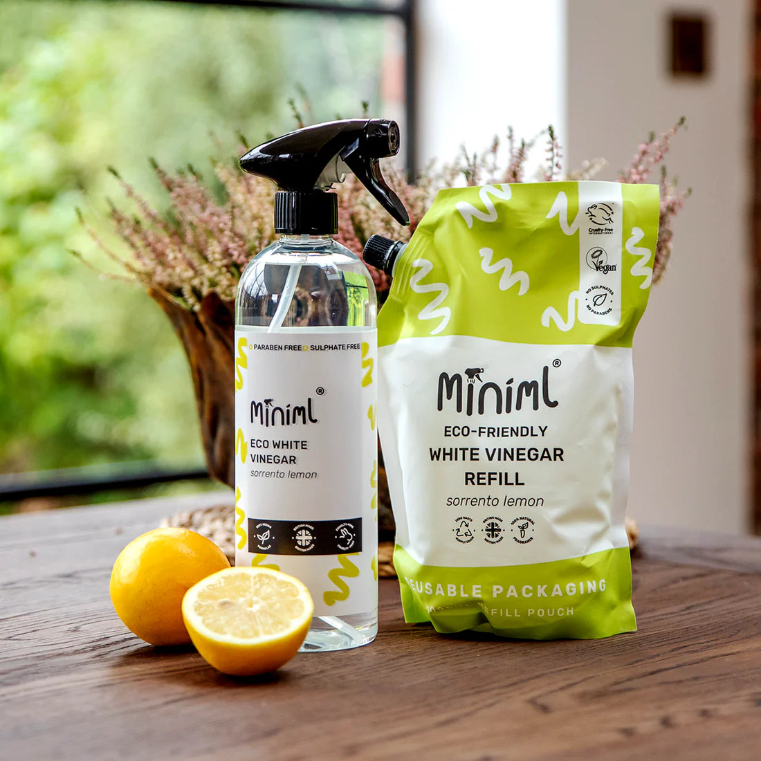Miniml White Vinegar - Sorrento Lemon - Packaged refill