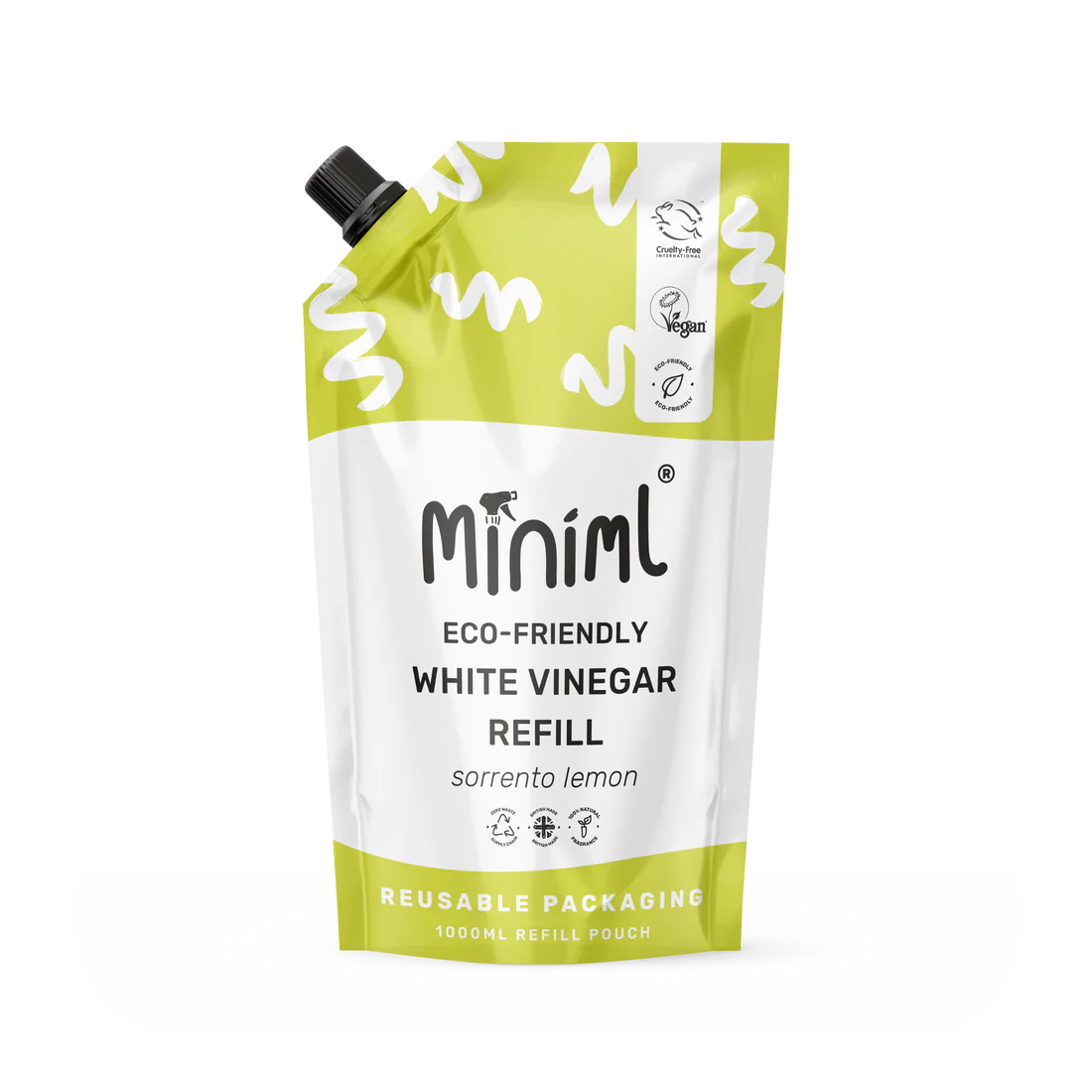 Miniml White Vinegar - Sorrento Lemon - Packaged refill
