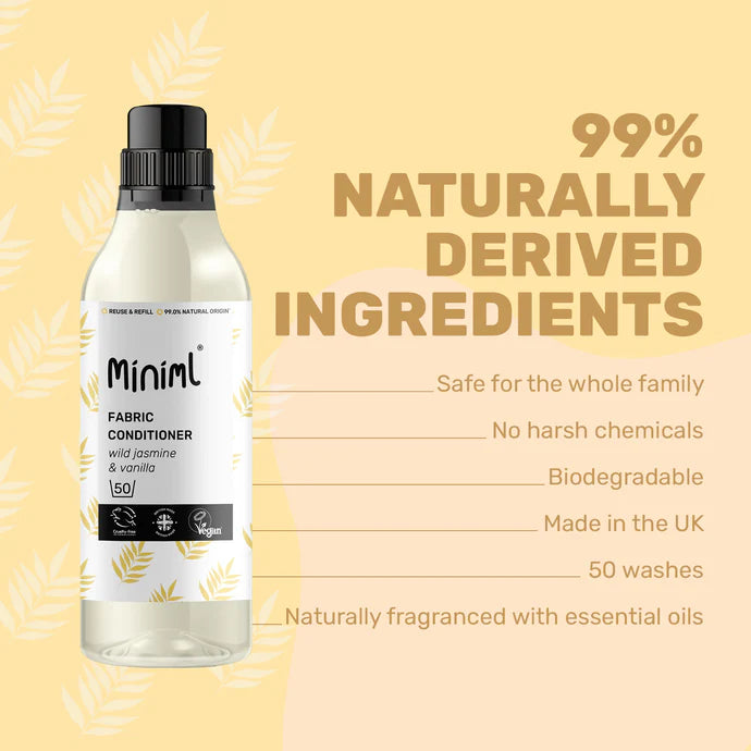Miniml Fabric Conditioner - Wild Jasmine & Vanilla