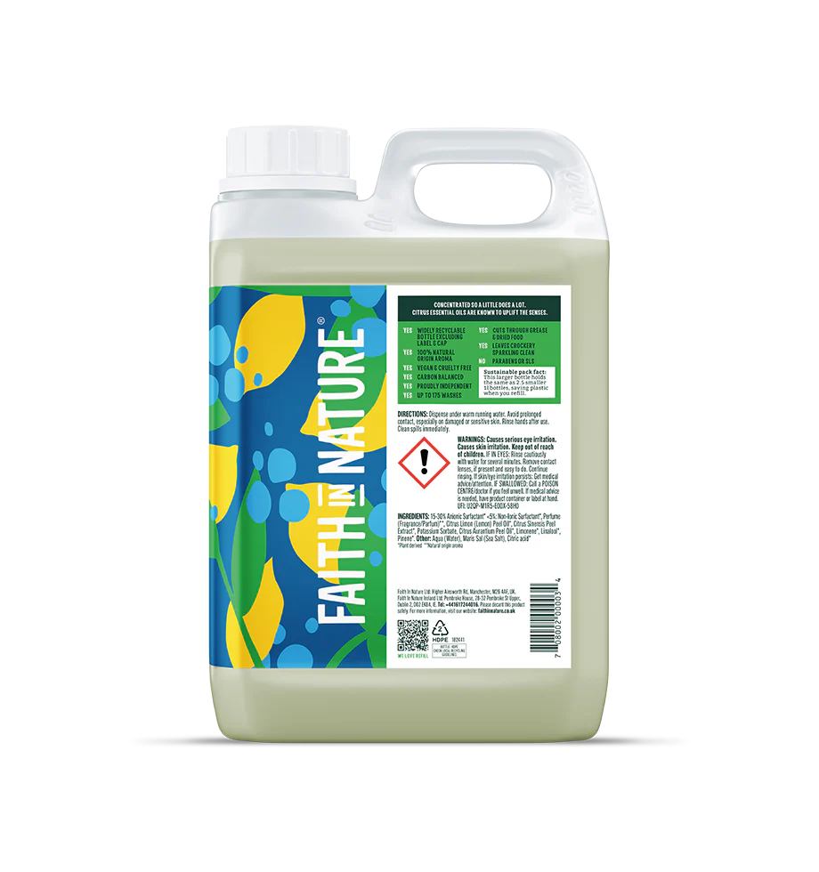 Faith in Nature Washing Up Liquid - Lemon