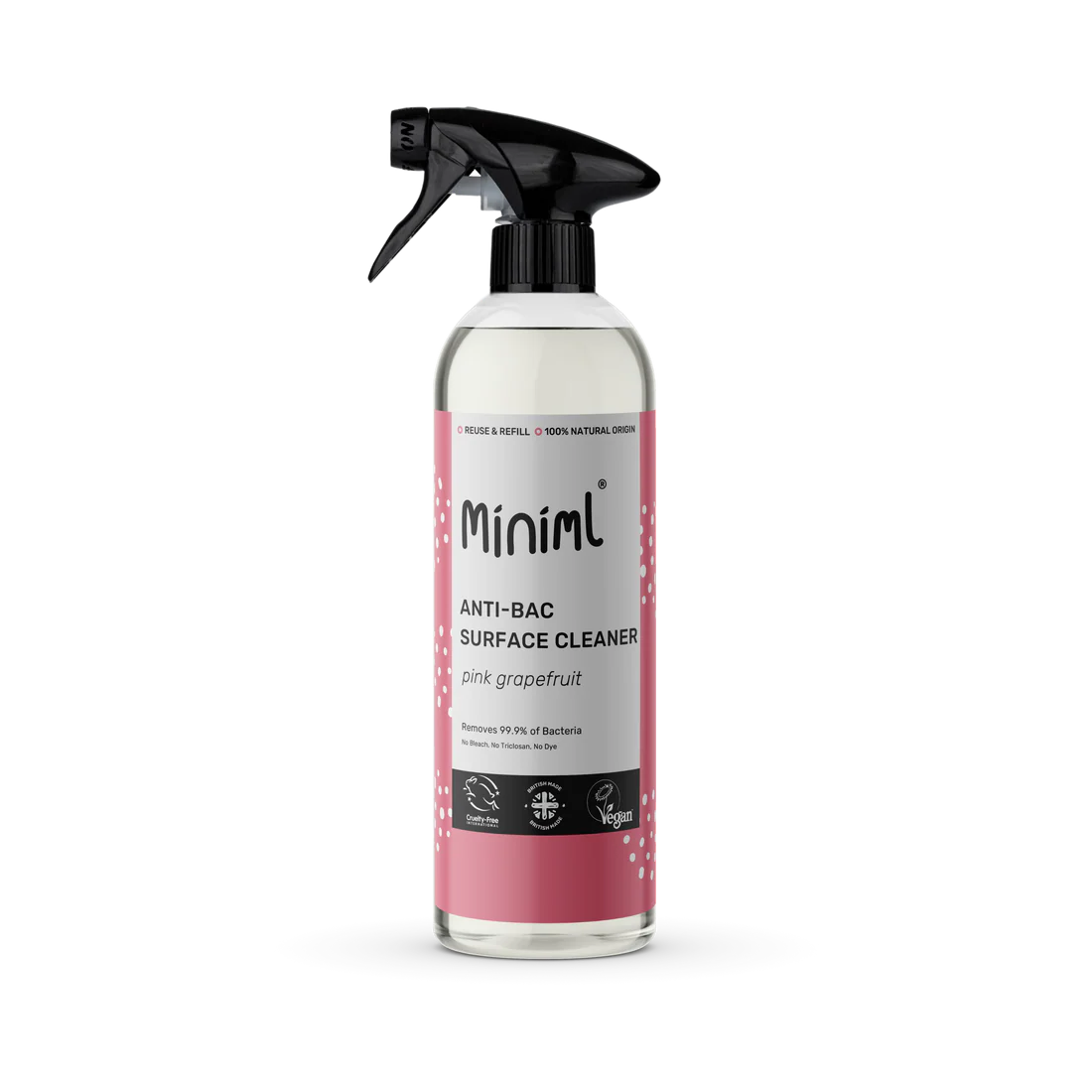 Miniml Anti-Bac Surface Cleaner - Pink Grapefruit