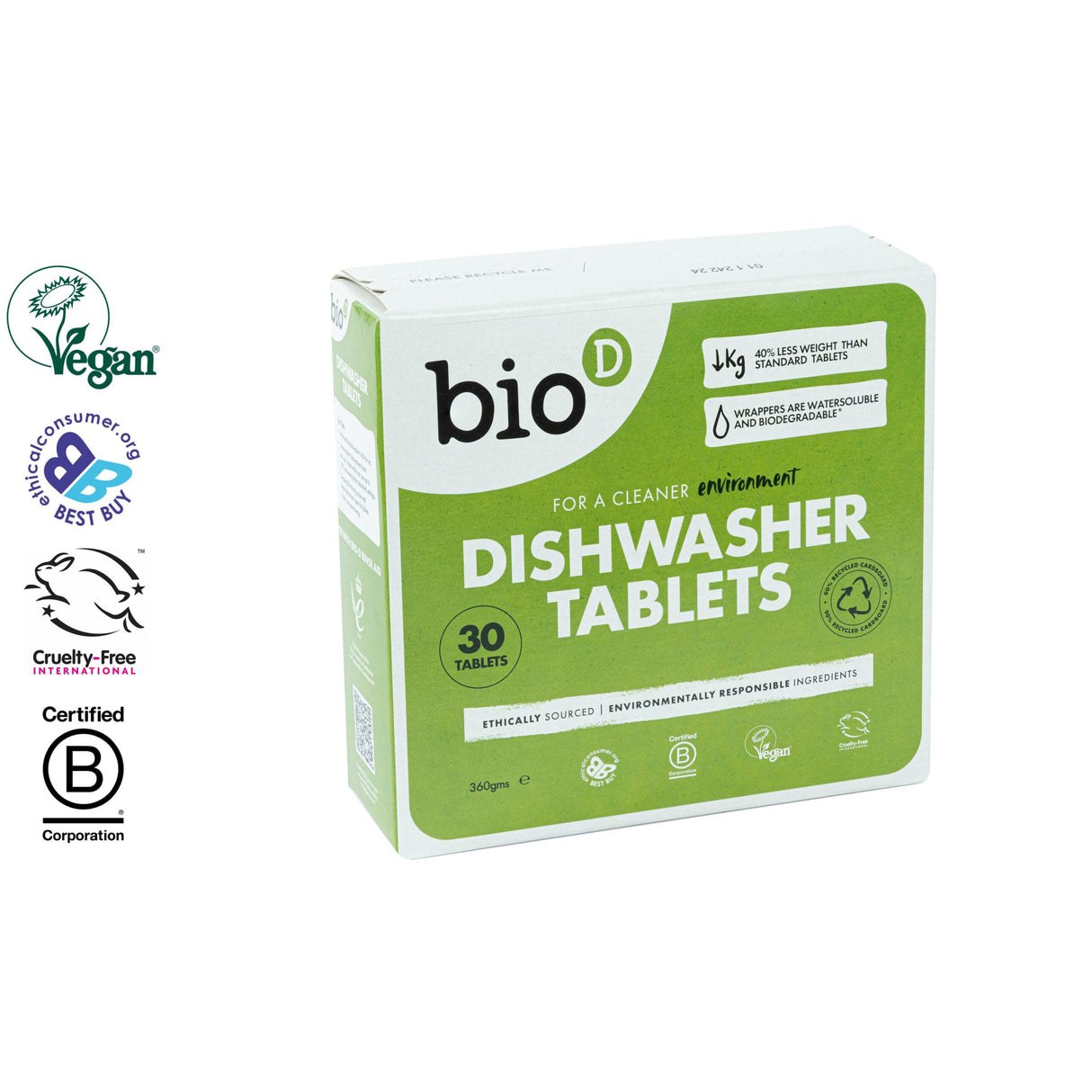 Bio-D Dishwasher Tablets