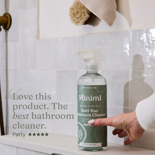 Miniml Anti-Bac Bathroom Cleaner - Refreshing Cucumber & Mint