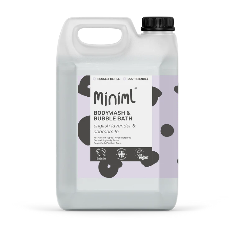 Miniml Bodywash & Bubble Bath - Lavender & Chamomile