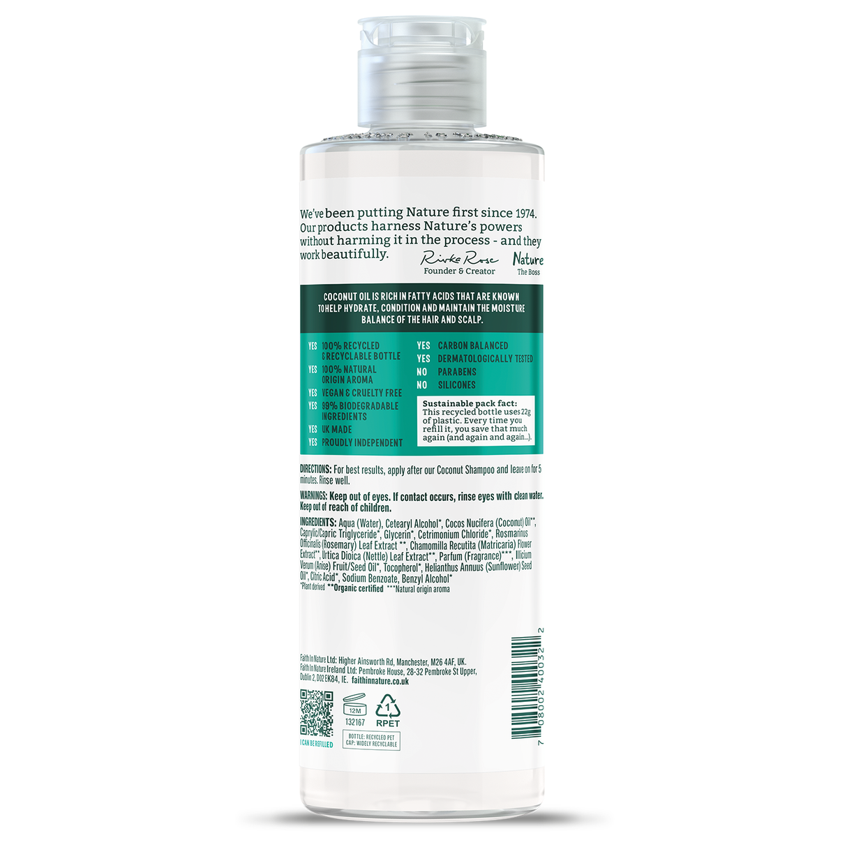 Faith in Nature Conditioner - Coconut - Personal refill