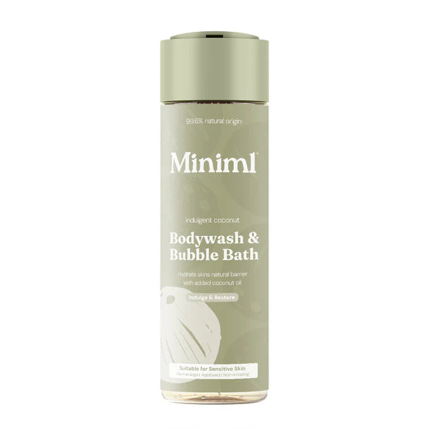 Miniml Bodywash & Bubble Bath - Indulgent Coconut