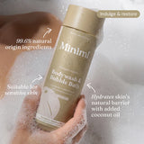 Miniml Bodywash & Bubble Bath - Indulgent Coconut
