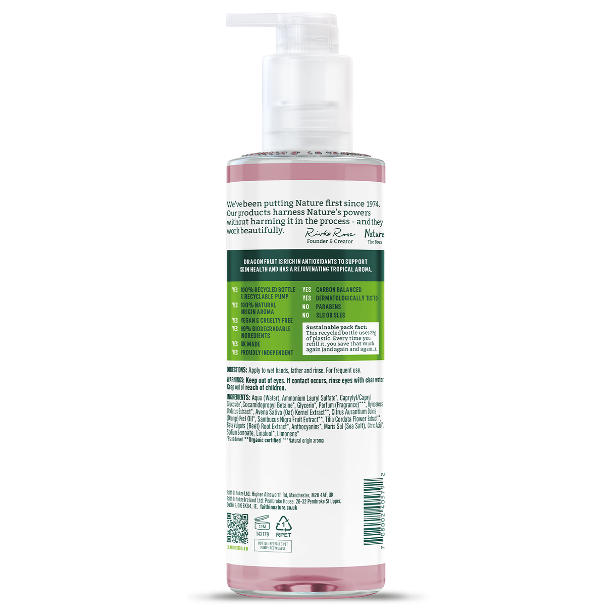 Faith in Nature Hand Wash - Dragon Fruit