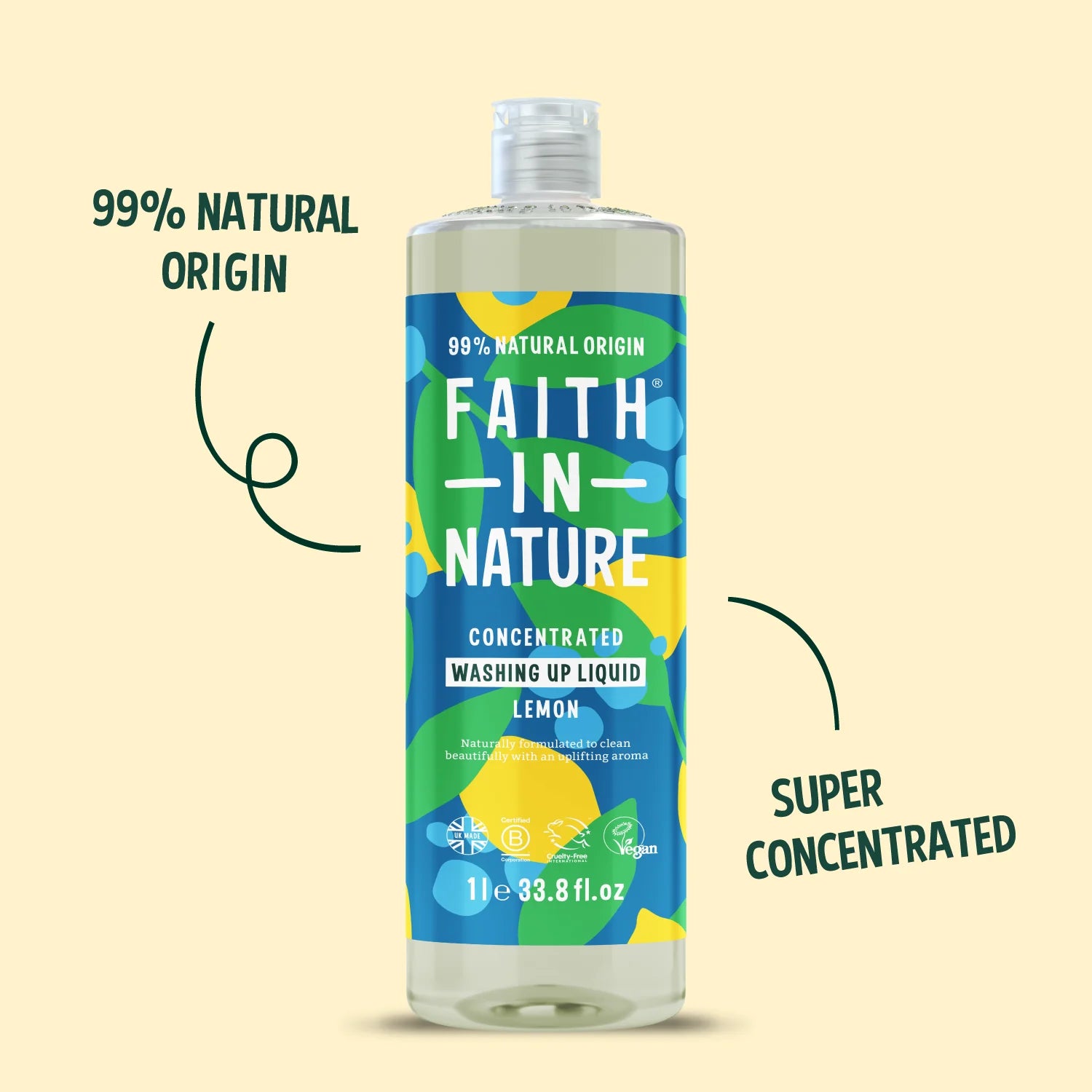 Faith in Nature Washing Up Liquid - Lemon