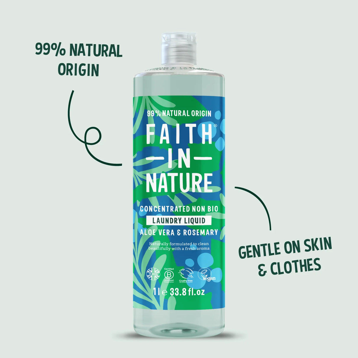 Faith in Nature Laundry Liquid - Aloe Vera & Rosemary