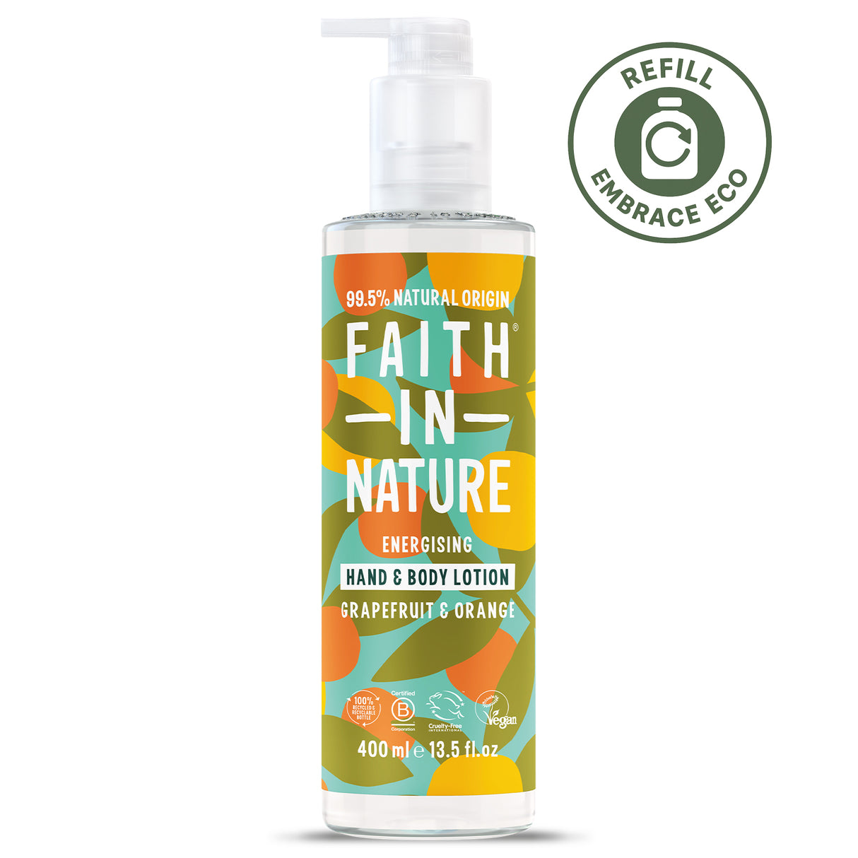 Faith in Nature Hand & Body Lotion - Grapefruit & Orange