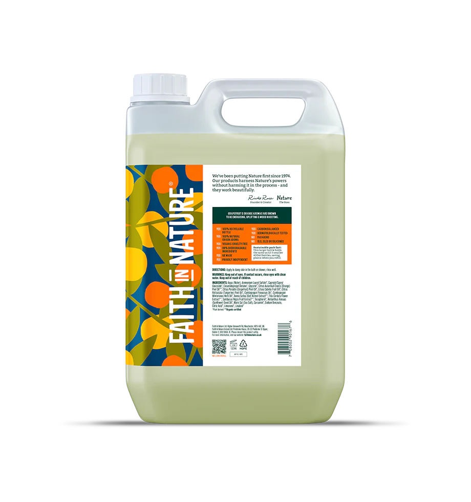 Faith in Nature Body Wash - Grapefruit & Orange