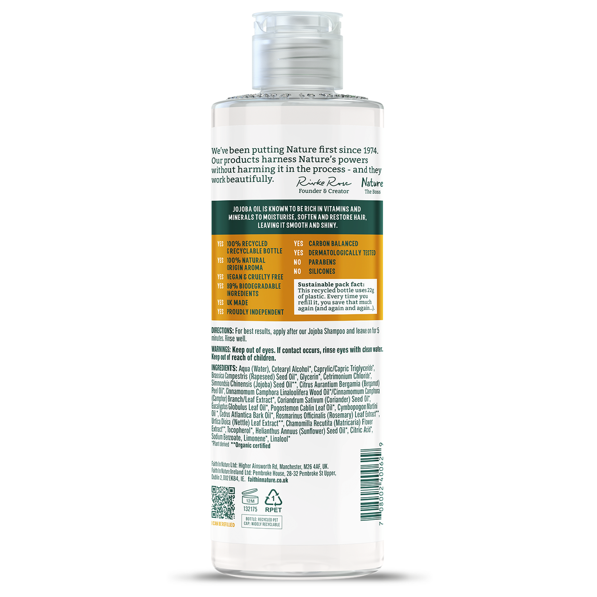 Faith in Nature Conditioner - Jojoba - Personal refill