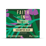 Faith in Nature Shampoo Bar - Lavender & Geranium