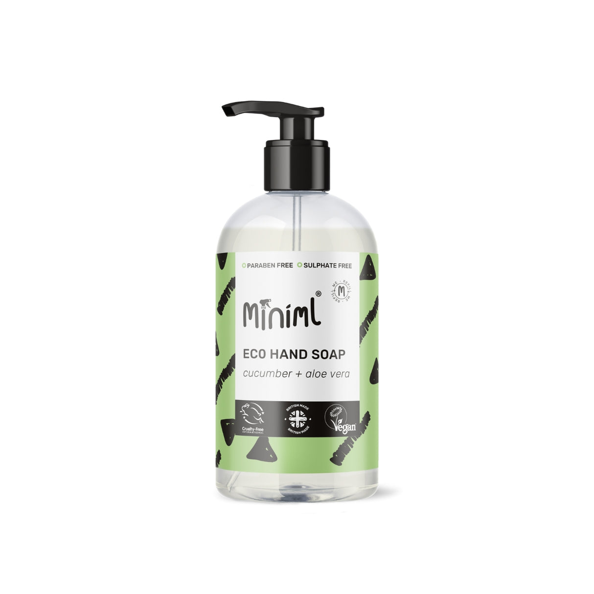 Miniml Hand Wash - Cucumber & Aloe Vera
