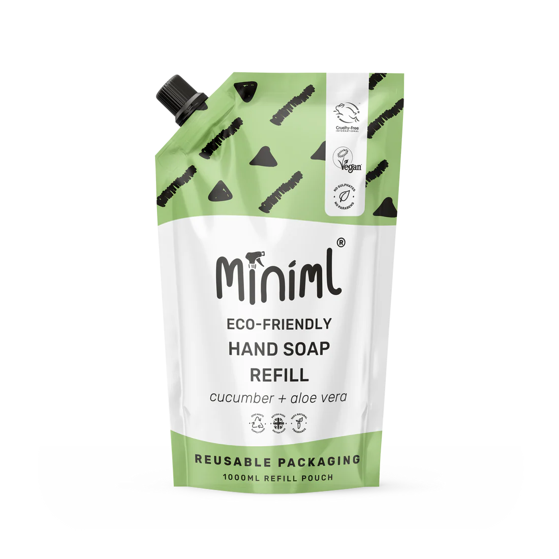 Miniml Hand Wash - Cucumber & Aloe Vera