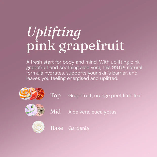 Miniml Bodywash & Bubble Bath - Uplifting Pink Grapefruit & Aloe Vera