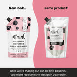 Miniml Bodywash & Bubble Bath - Pink Grapefruit & Aloe Vera - Packaged refill