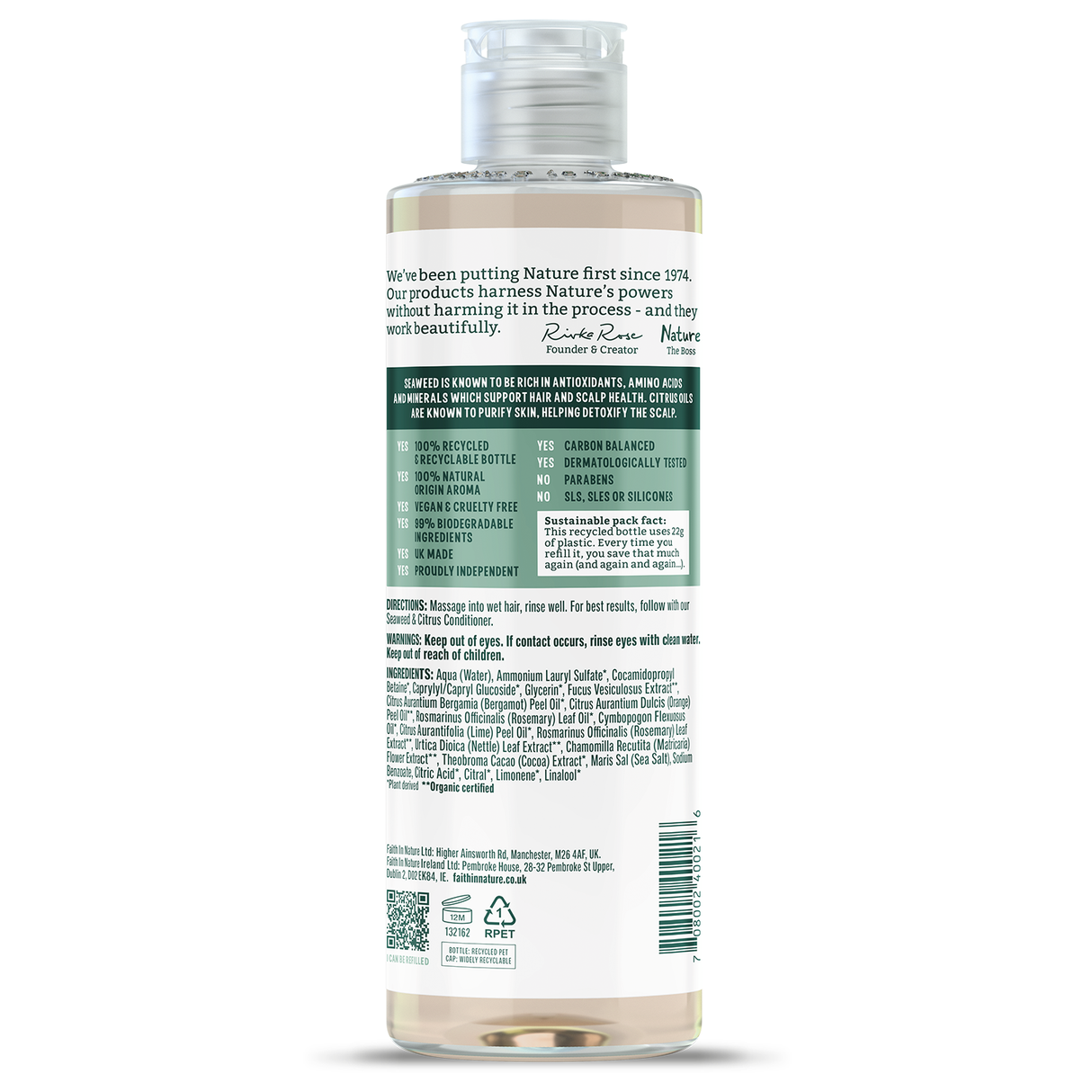 Faith in Nature Shampoo - Seaweed & Citrus