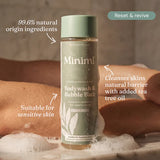 Miniml Bodywash & Bubble Bath - Refreshing Tea Tree & Mint