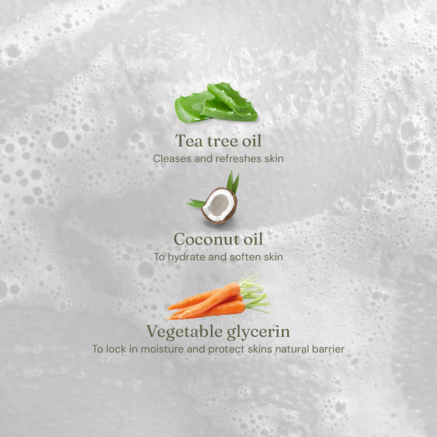 Miniml Bodywash & Bubble Bath - Refreshing Tea Tree & Mint