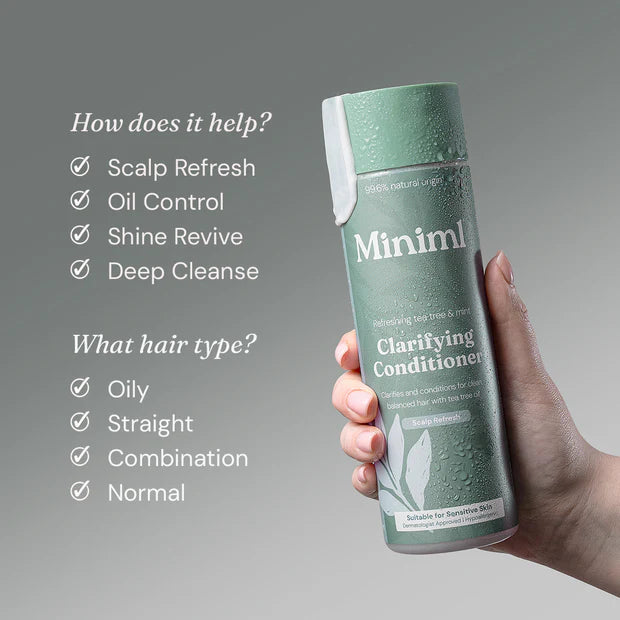Miniml Clarifying Conditioner - Refreshing Tea Tree & Mint