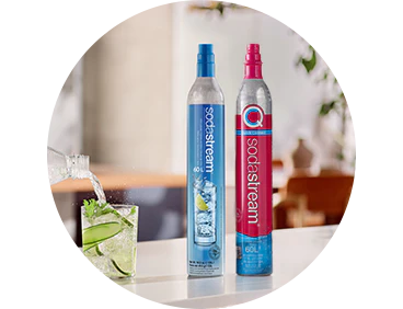 Sodastream Gas bottles - Blue twist - New