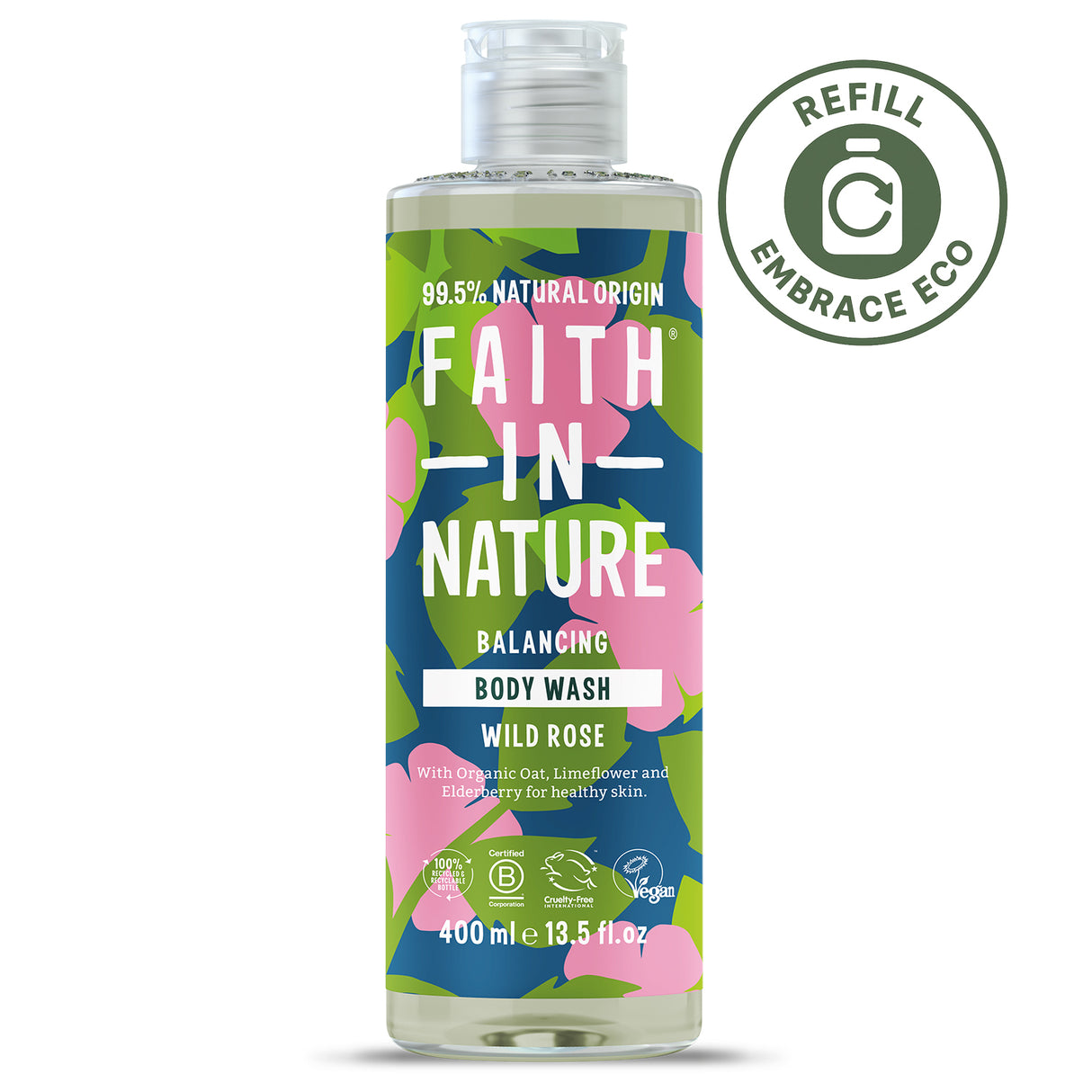 Faith in Nature Body Wash - Wild Rose